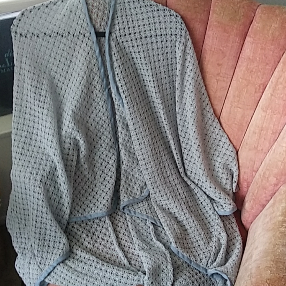 Stormy Blue Knit Cardigan